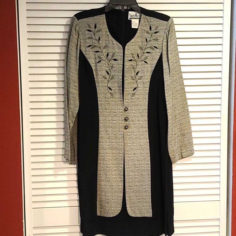 Sheri Martin dress - Vintage embroidery design-size 12 - Picture 1 of 8